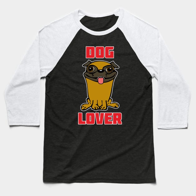 Dog Lover Baseball T-Shirt by RockettGraph1cs